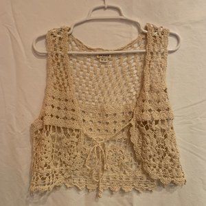 Retro Crochet Vest